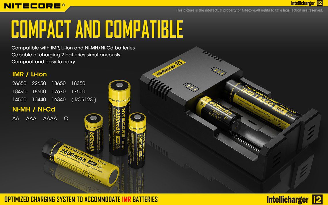 nitecore new i2 informationer