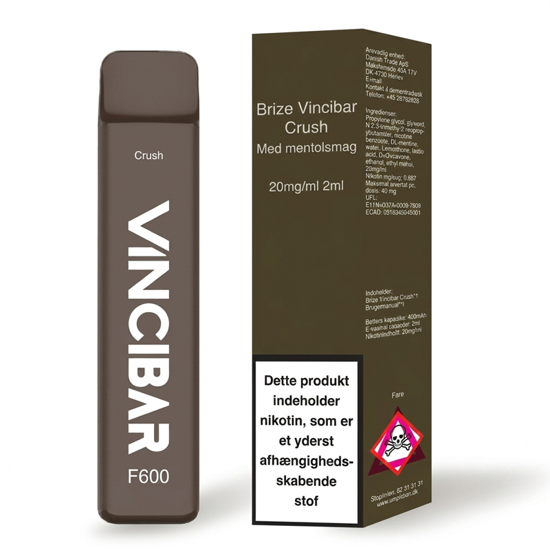 Brize Vincibar - Crush 20mg/ml 2ML - Billede 2
