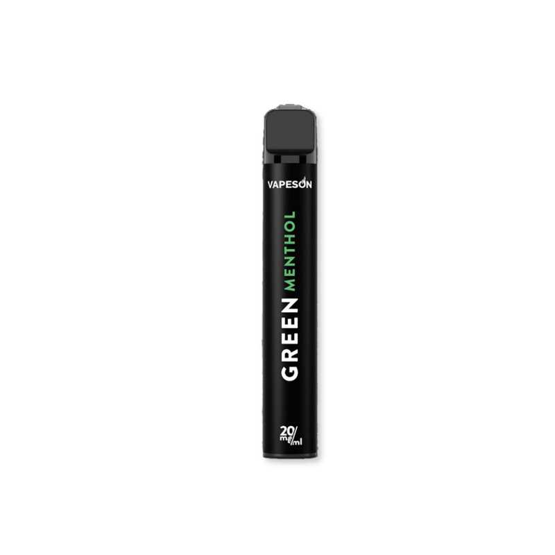 VAPESON 2ML E DISPOSABLE GREEN MENTHOL 20MGML Foran