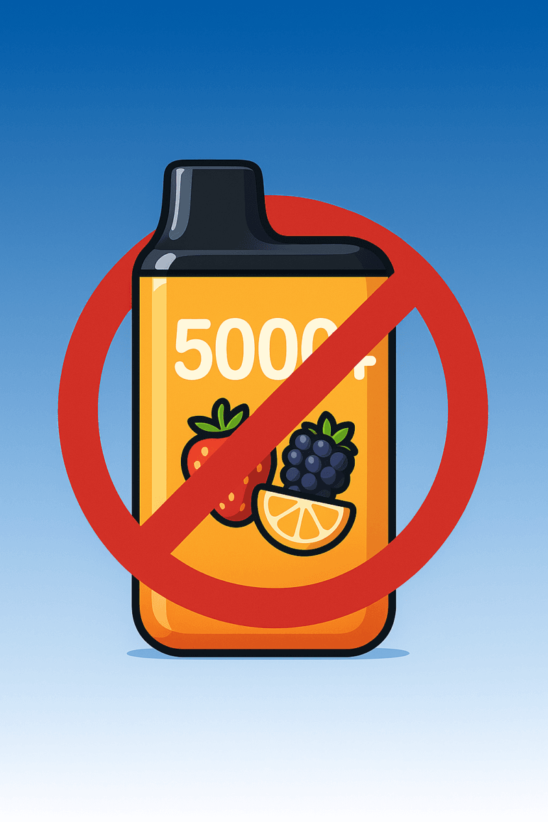 Forbudt disposable vape